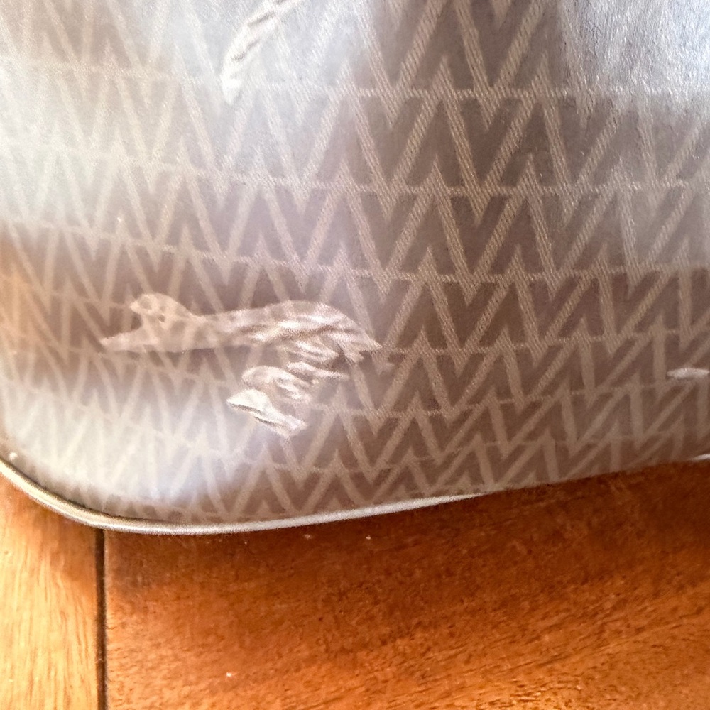 Valentino Brown and Gold Satchel Bag - Picture 7 of 11